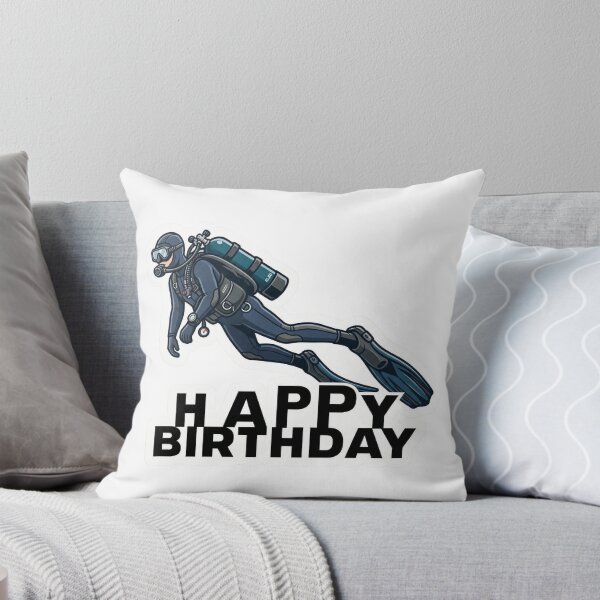 Item preview, Happy Birthday Scuba Diver – Funny Diving Gift Shirt designed and sold by Brinevex Co..