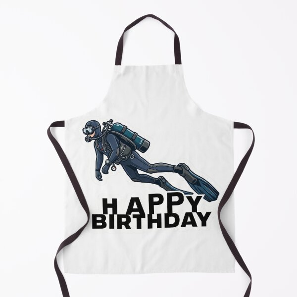Item preview, Happy Birthday Scuba Diver – Funny Diving Gift Shirt designed and sold by Brinevex Co..