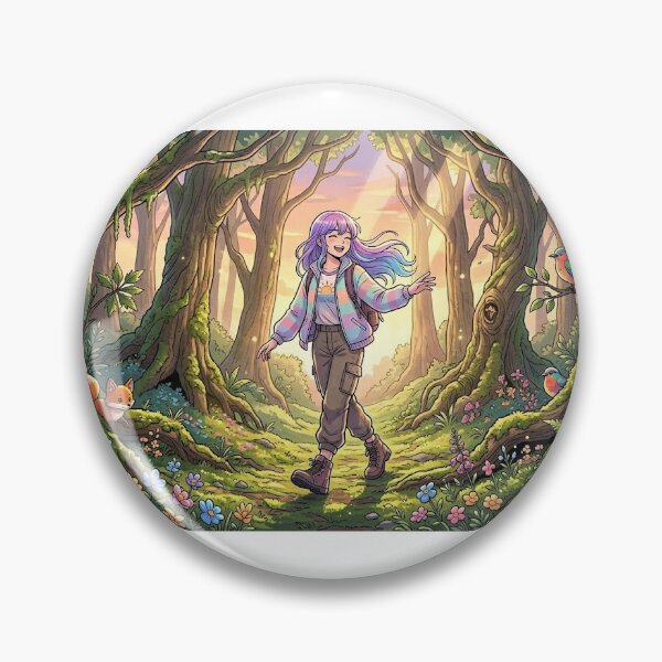 Item preview, upbeat anime nature picture designed and sold by WillyBee20.