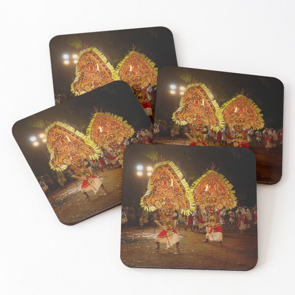 Item preview, Bhairavi Kolam Ritual - Kerala Folk Art Print designed and sold by Fstorecom.