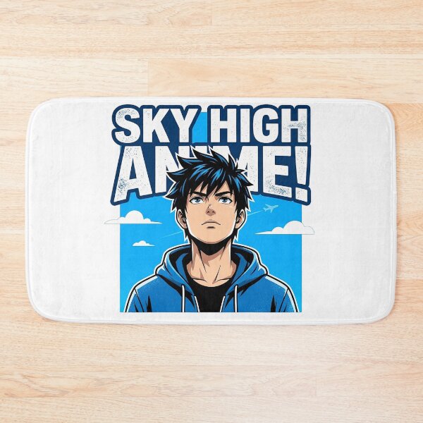 Item preview, UHD Realistic Anime Youth Under Blue Sky designed and sold by ABArtByAlexST.