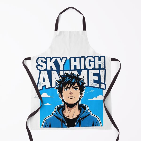 Item preview, UHD Realistic Anime Youth Under Blue Sky designed and sold by ABArtByAlexST.