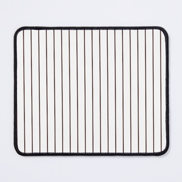 Item preview, Pinstriped White And Chocolate Pattern designed and sold by pattern-archive.