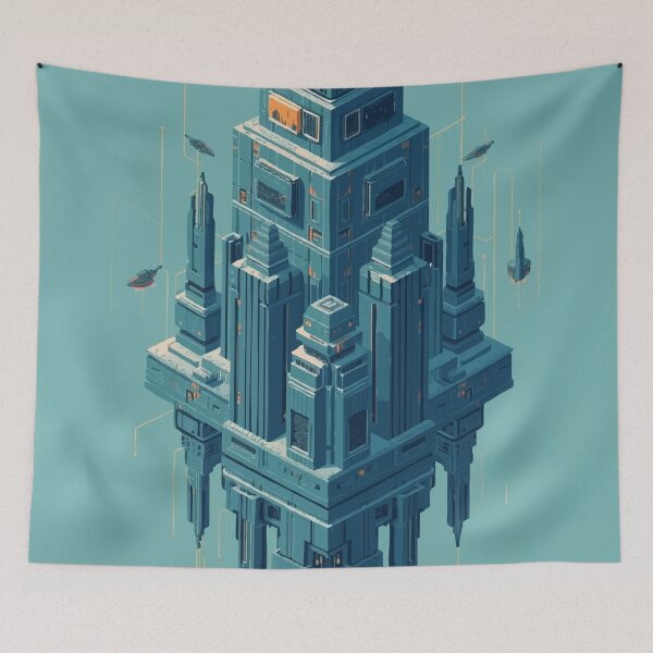 Item preview, Corporate Cloudcity designed and sold by AbstractAnom.