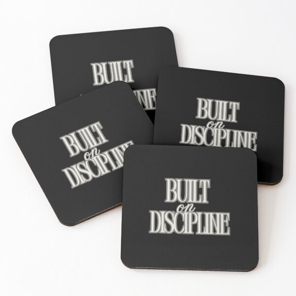 Item preview, Built on Discipline – Minimalist Motivation Mindset Quote for Success designed and sold by AXIS-EQUILIBRIO.