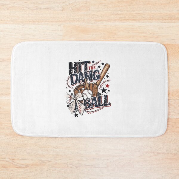 Item preview, Hit The Dang Ball Baseball — Vintage Distressed Coquette Sports Illustration designed and sold by Colorful-Garden.