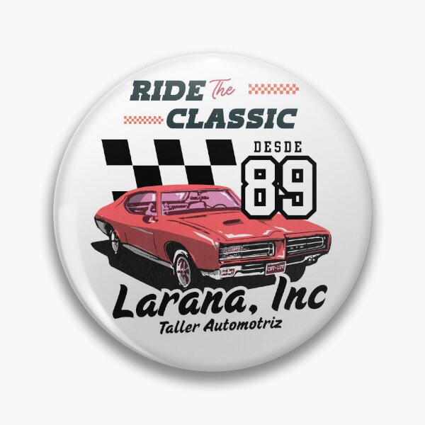 Item preview, Ride The Classic 89 Retro Garage Car Art designed and sold by lKenima.