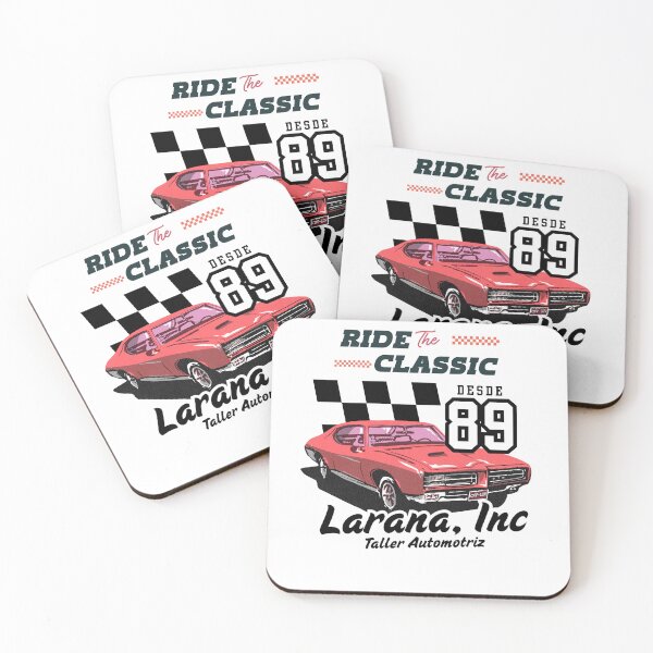 Item preview, Ride The Classic 89 Retro Garage Car Art designed and sold by lKenima.