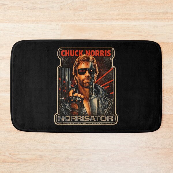 Item preview, NORRISATOR – Retro 80s Cyborg Tribute Sticker designed and sold by Wawan35200.
