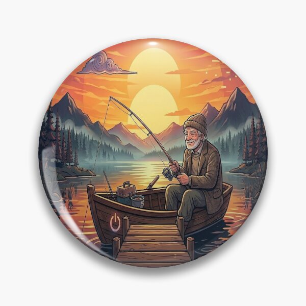 Item preview, Old Man Fishing designed and sold by WillyBee20.