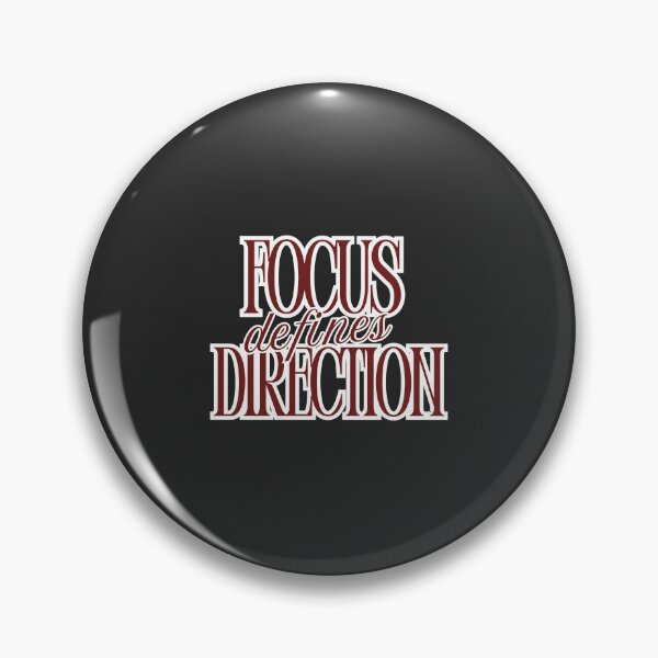 Item preview, Focus Defines Direction – Minimalist Mindset Motivation Quote designed and sold by AXIS-EQUILIBRIO.