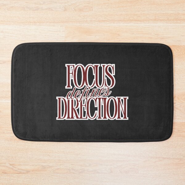 Item preview, Focus Defines Direction – Minimalist Mindset Motivation Quote designed and sold by AXIS-EQUILIBRIO.