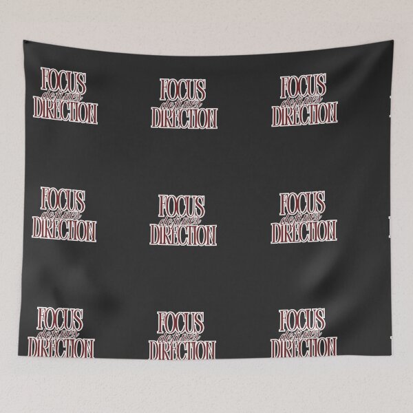 Item preview, Focus Defines Direction – Minimalist Mindset Motivation Quote designed and sold by AXIS-EQUILIBRIO.