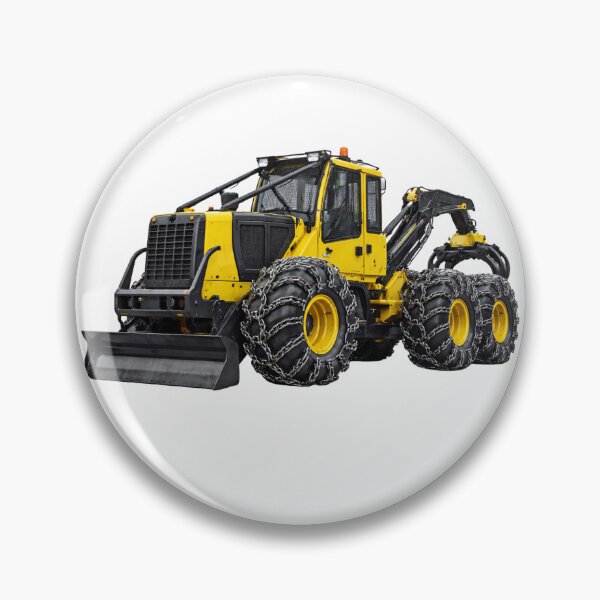 Item preview, Powerful Forest Grapple Skidder Heavy Machinery Illustration designed and sold by Radekku.