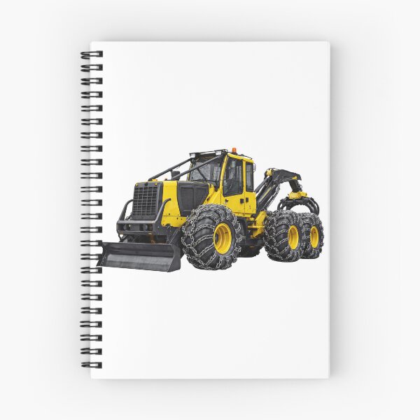 Item preview, Powerful Forest Grapple Skidder Heavy Machinery Illustration designed and sold by Radekku.
