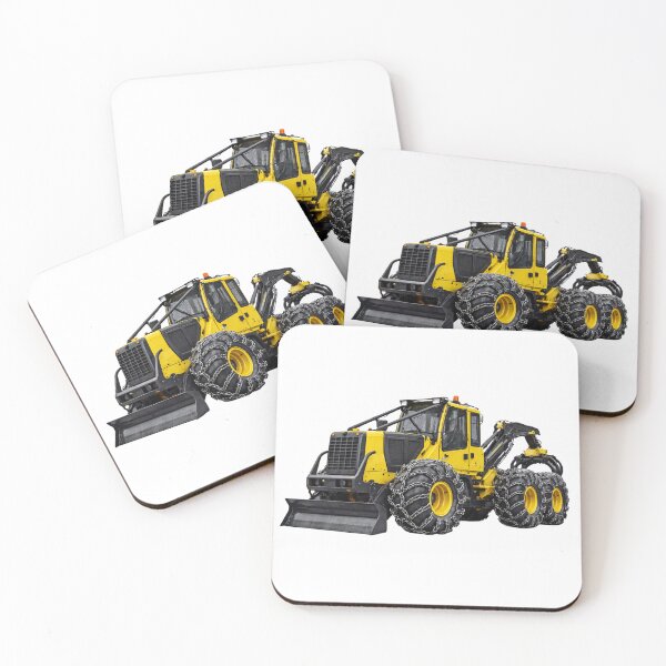 Item preview, Powerful Forest Grapple Skidder Heavy Machinery Illustration designed and sold by Radekku.