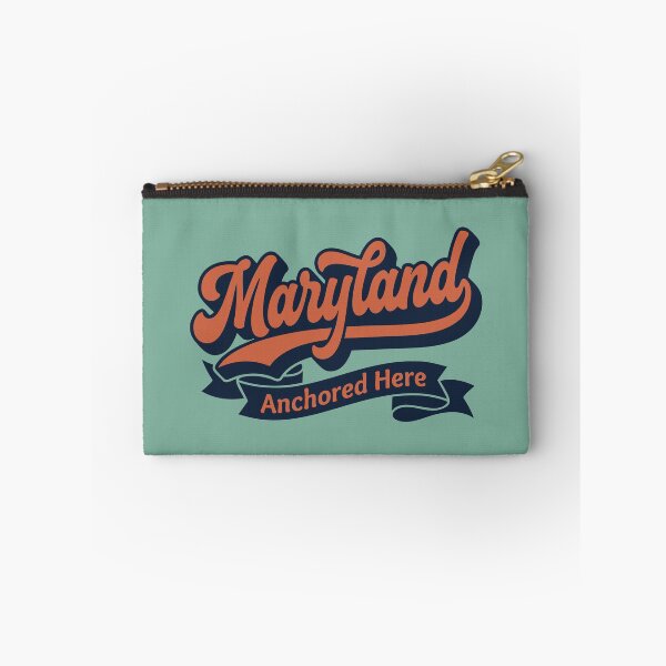 Item preview, Retro Maryland 'Anchored Here' Script Nautical State Pride designed and sold by Cozy-Old-Pub.