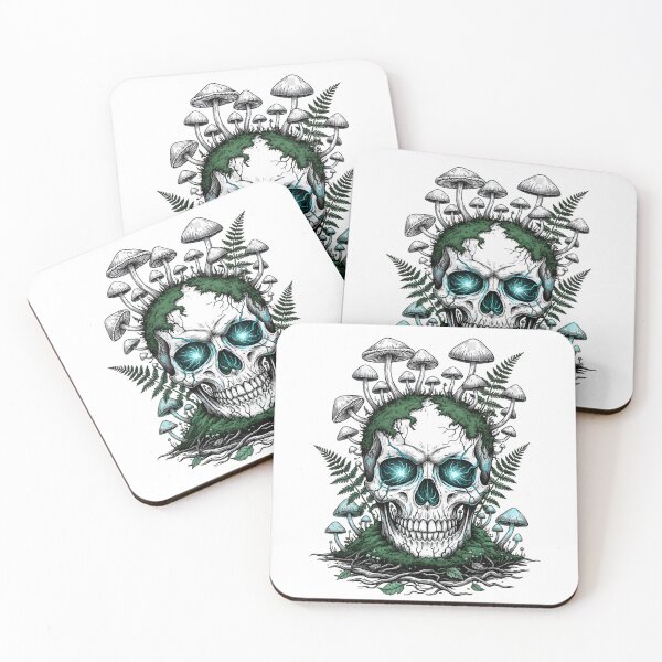 Item preview, Bioluminescent Skull designed and sold by BeastandBanshiLLC.