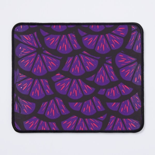 Item preview, Midnight Fruit Slices - Abstract Purple & Magenta Geometric Pattern designed and sold by Siriusvibes.