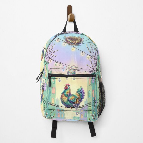 Item preview, Magical Easter Hen and Colorful Egg in the City designed and sold by M-Y-A-R-T-.