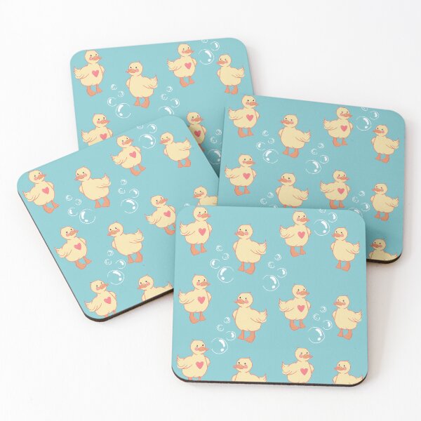 Item preview, Cute Duck and Bubbles Pattern designed and sold by MaiAndMu.