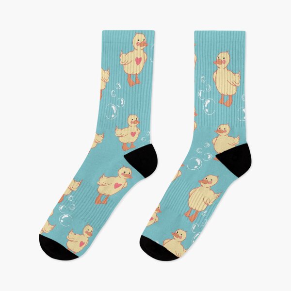 Item preview, Cute Duck and Bubbles Pattern designed and sold by MaiAndMu.