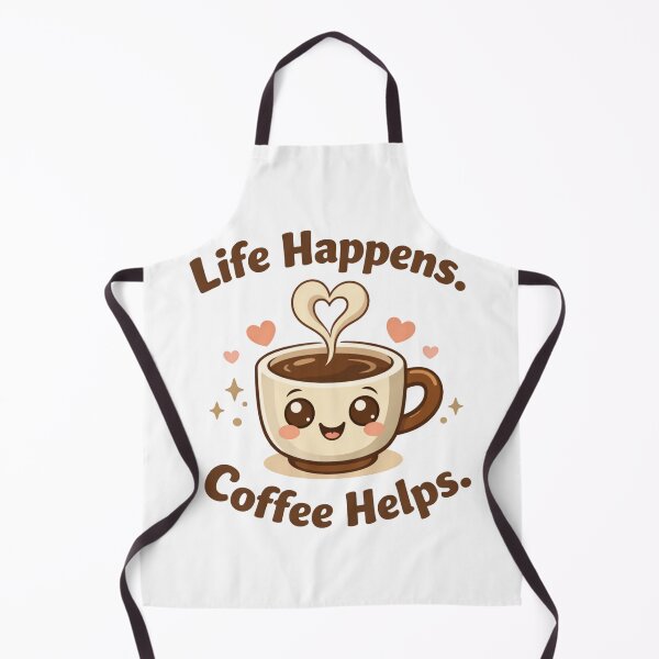 Item preview, Life Happens Coffee Helps – Funny Coffee Lover Motivational Humor Design designed and sold by rushaib.