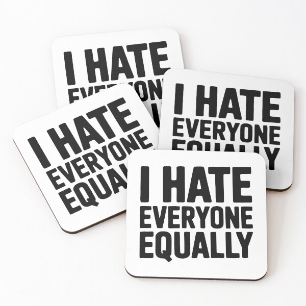 Item preview, I Hate Everyone Equally designed and sold by Frank Ring.