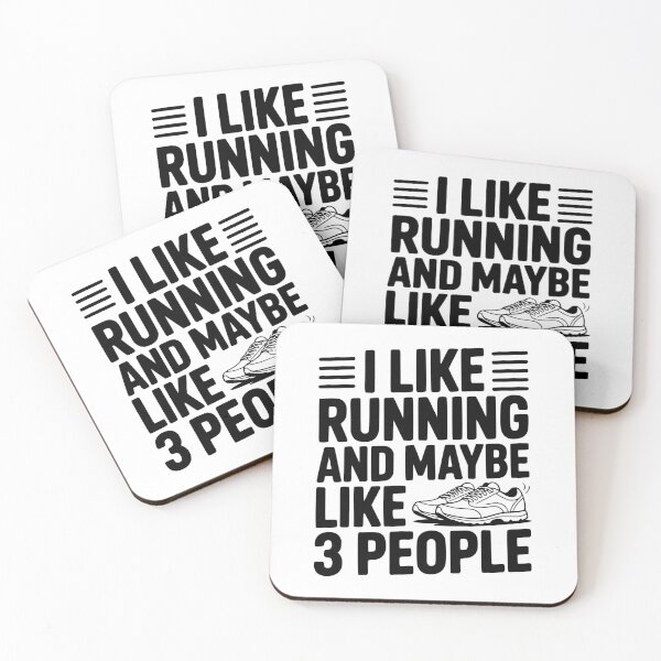 Item preview, I Like Running and Maybe Like 3 People designed and sold by Frank Ring.