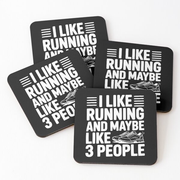Item preview, I Like Running and Maybe Like 3 People designed and sold by Frank Ring.