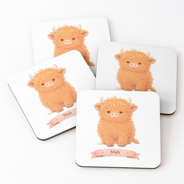 Item preview, Meh – Minimal Cow designed and sold by Creative and Humorous Arts.
