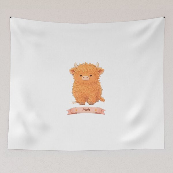 Item preview, Meh – Minimal Cow designed and sold by Creative and Humorous Arts.