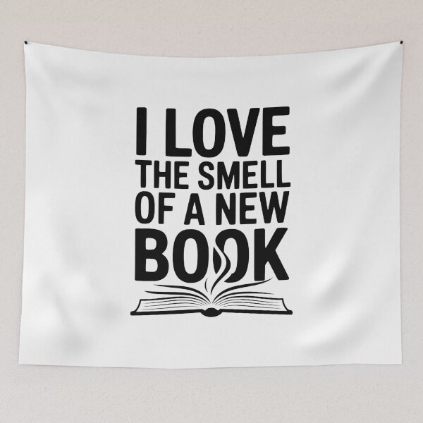 Item preview, I Love The Smell of a New Book designed and sold by Frank Ring.