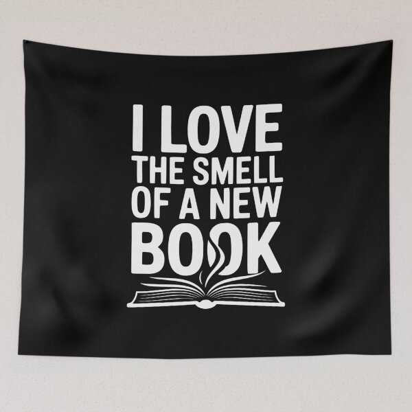 Item preview, I Love The Smell of a New Book designed and sold by Frank Ring.