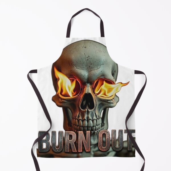 Item preview, Burn Out - Flaming Skull Existential Design designed and sold by NoriudaR.