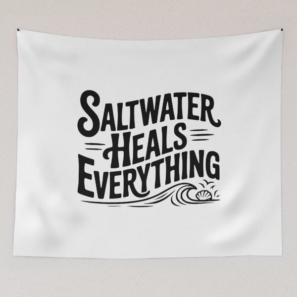 Item preview, Saltwater Heals Everything designed and sold by Frank Ring.