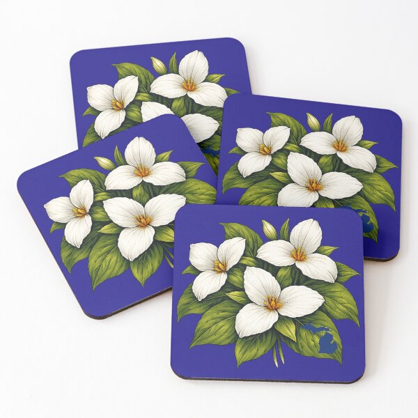 Item preview, Michigan Trilliums designed and sold by FreshWaterWares.