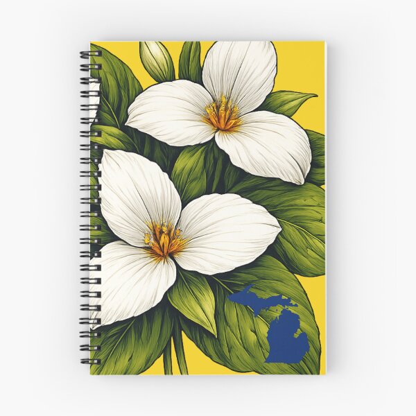 Item preview, Michigan Trilliums designed and sold by FreshWaterWares.