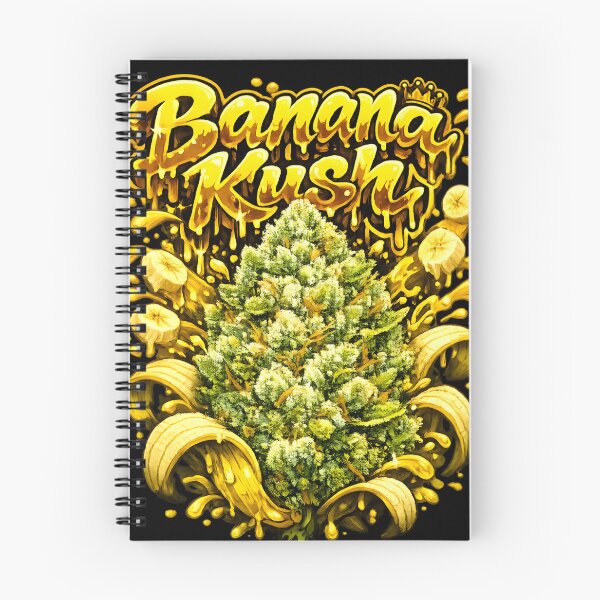 Item preview, Banana Kush Graffiti Art Print | Sweet Banana Indica Hybrid Bud Typography | Sedating 420 designed and sold by WAUZ.
