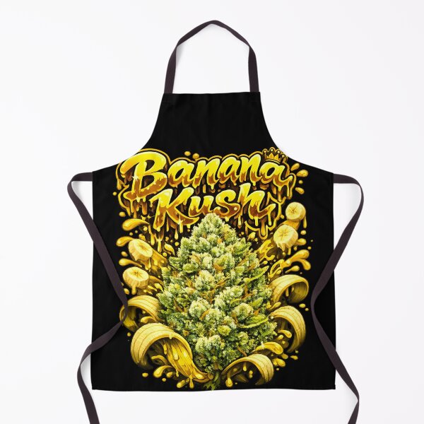Item preview, Banana Kush Graffiti Art Print | Sweet Banana Indica Hybrid Bud Typography | Sedating 420 designed and sold by WAUZ.