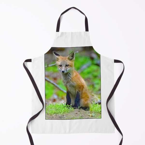 Item preview, Red Fox Kit Sits Outside of Den designed and sold by AMacGPhilly.