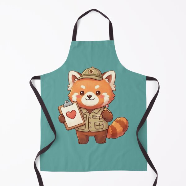 Item preview, Chief Zookeeper of Feelings: Kawaii Red Panda Edition designed and sold by Paws And Pause.