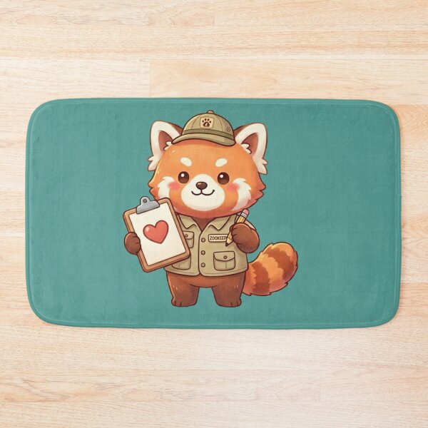 Item preview, Chief Zookeeper of Feelings: Kawaii Red Panda Edition designed and sold by Paws And Pause.