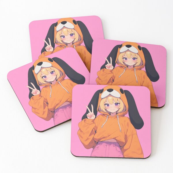 Item preview, Sun-Kissed Canine Aesthetic: Vibrant Streetwear Anime Girl designed and sold by Jimakmo.