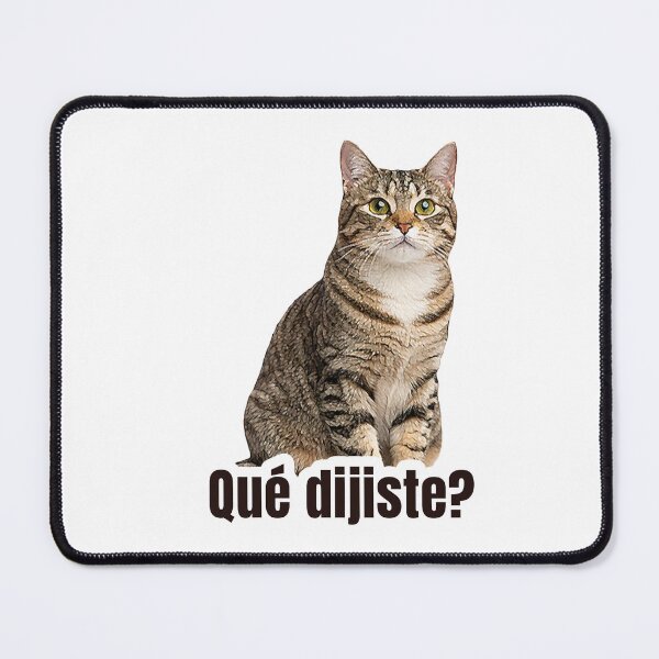 Item preview, Kitty Sticker What Did You Say? Funny and Cute designed and sold by milysanchezdesign.