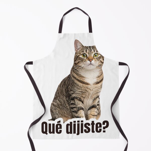 Item preview, Kitty Sticker What Did You Say? Funny and Cute designed and sold by milysanchezdesign.