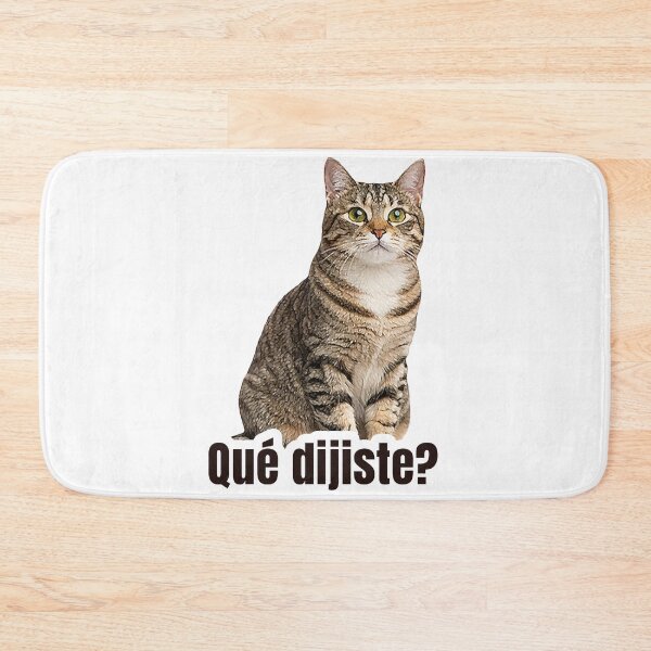 Item preview, Kitty Sticker What Did You Say? Funny and Cute designed and sold by milysanchezdesign.