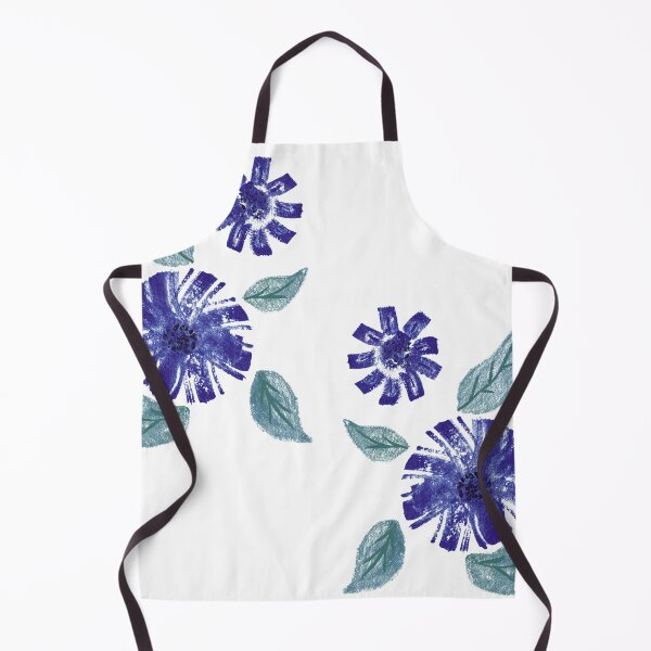 Item preview, Burnt Velvet Petals Indigo Abstract Pattern designed and sold by Kraalikaa.