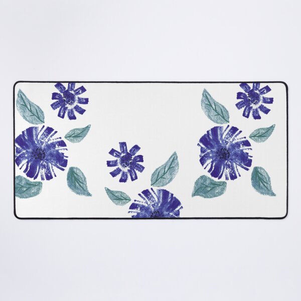 Item preview, Burnt Velvet Petals Indigo Abstract Pattern designed and sold by Kraalikaa.