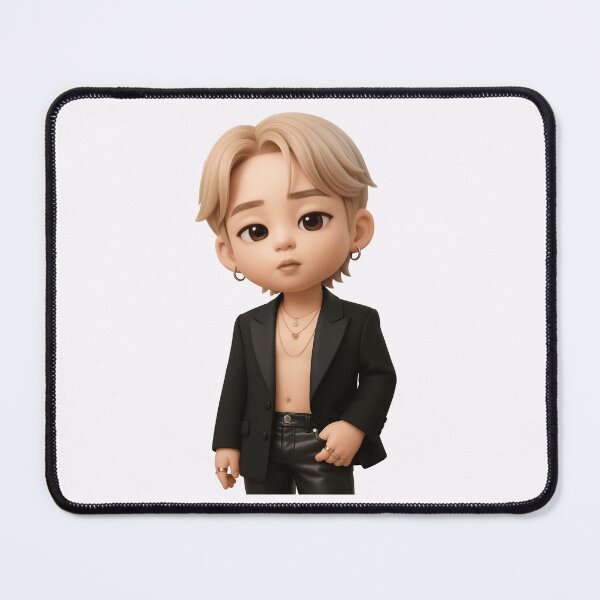 Item preview, Kpop Idol Chibi Style - Inspired Soft Aesthetic Design designed and sold by RADesignHub.